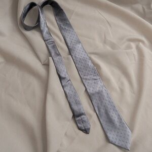 Pierre Balmain Soft Gray with Detailed Pattern Men's Tie